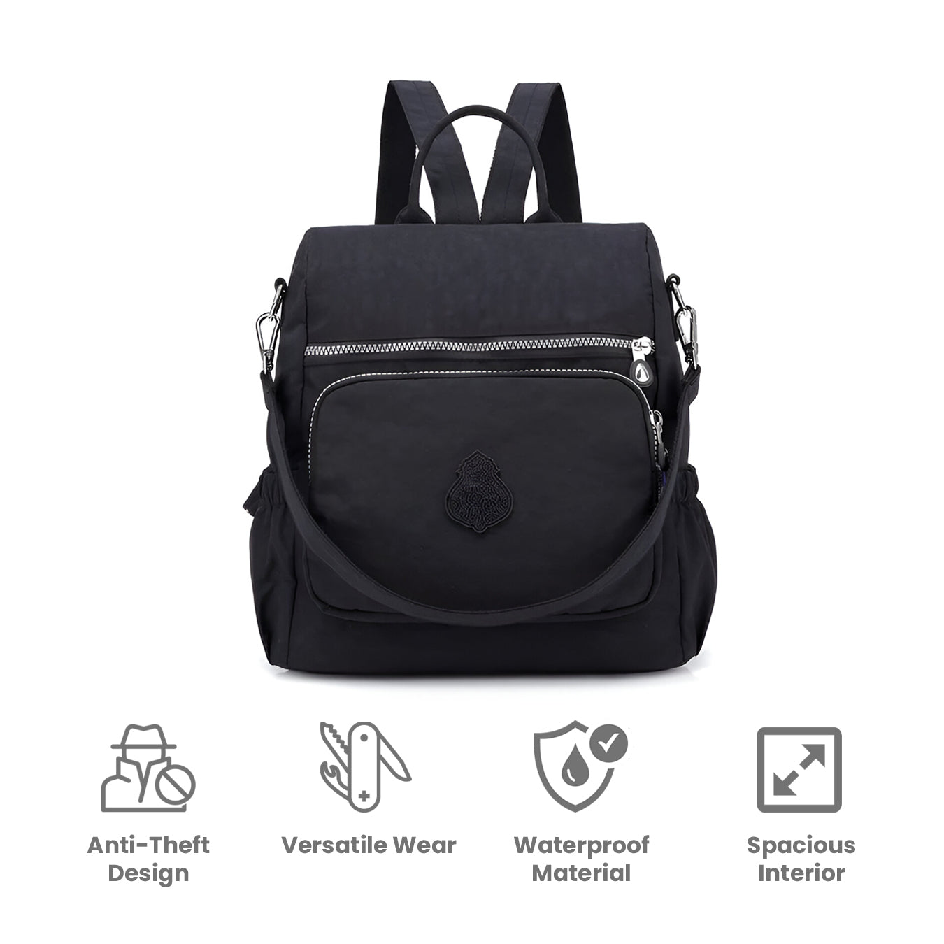 XenaGuard™ Versatile Anti-Theft Crossbody Backpack