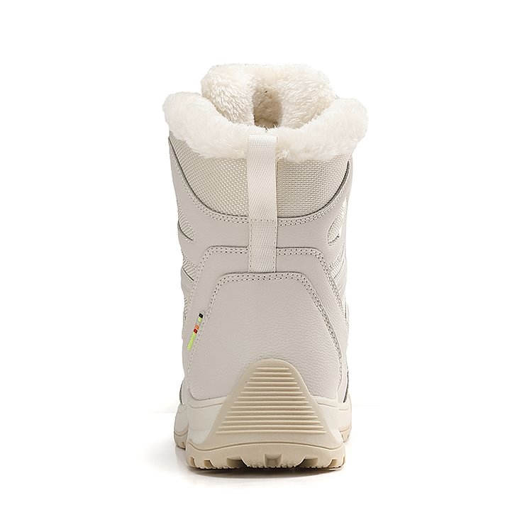 SnowEase | Women’s Winter Lace-Up Plush Ankle Boots