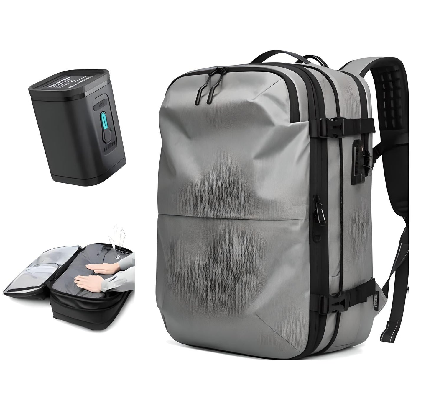 Airbag™ Vacuum Compression Backpack – Pack 70% More