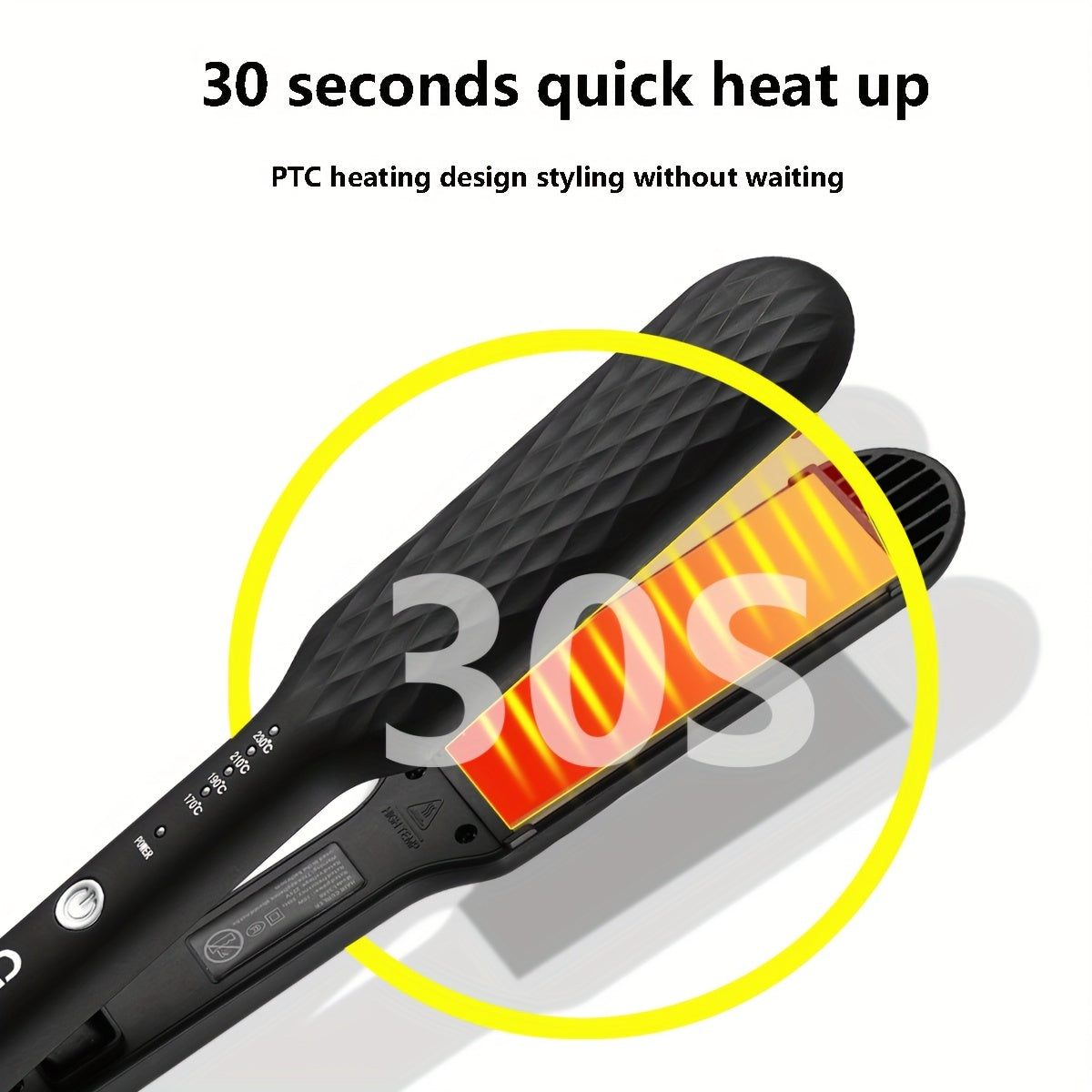 CRASTS™ – Straighten, Curl & Crimp with Adjustable Heat & LCD Control