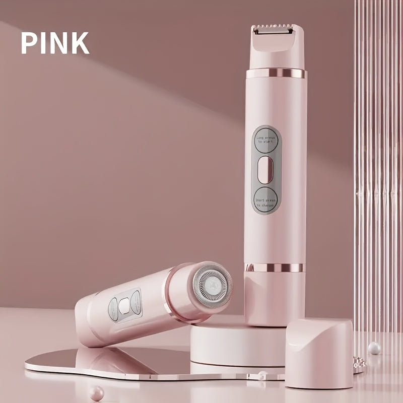 PureSilk™ – 2 in 1 Rechargeable Cordless Shaver for Smooth, Irritation-Free Hair Removal
