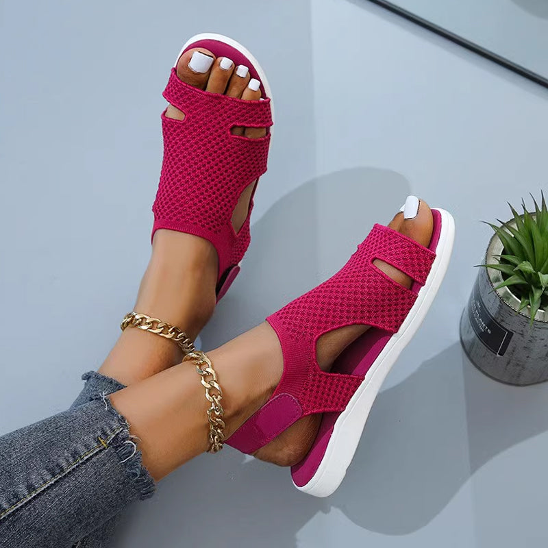 Levana - Breathable Flat Sandals for Women