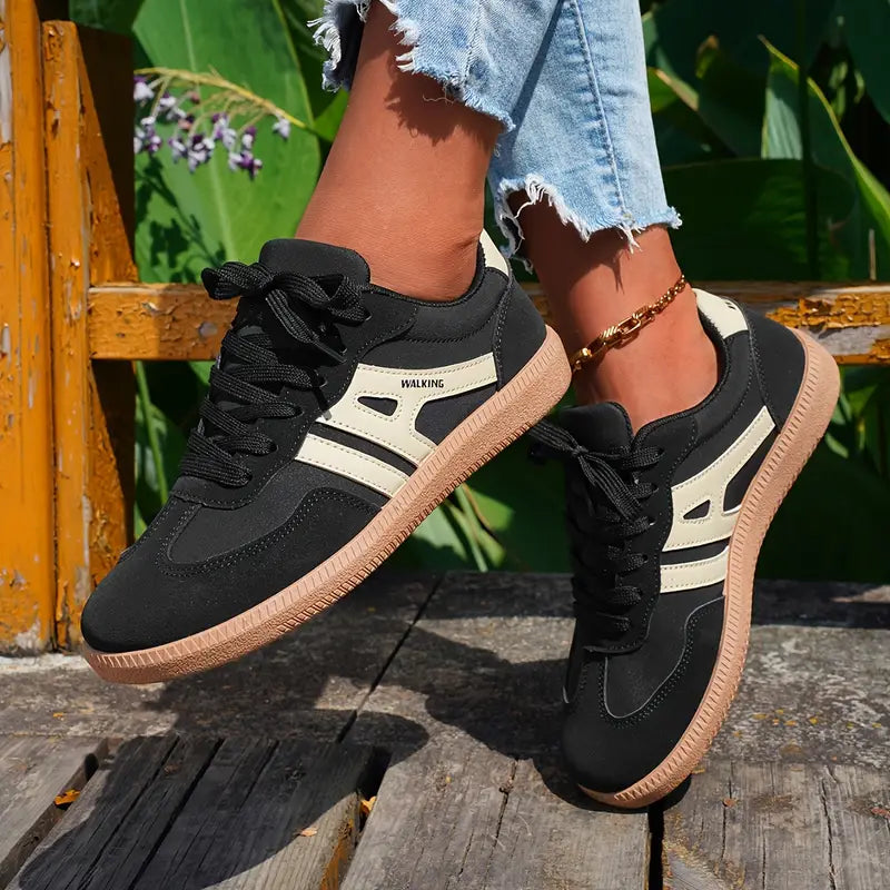 Megan - Women's Casual Lace-Up Sneakers