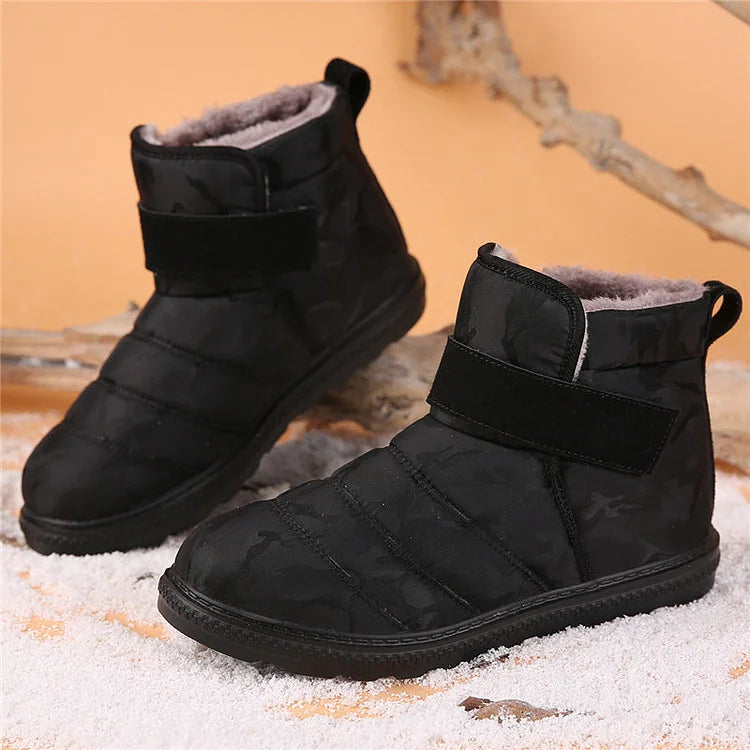 NOVINA™ | Men’s Winter Snow Boots – Warm Plush & Casual