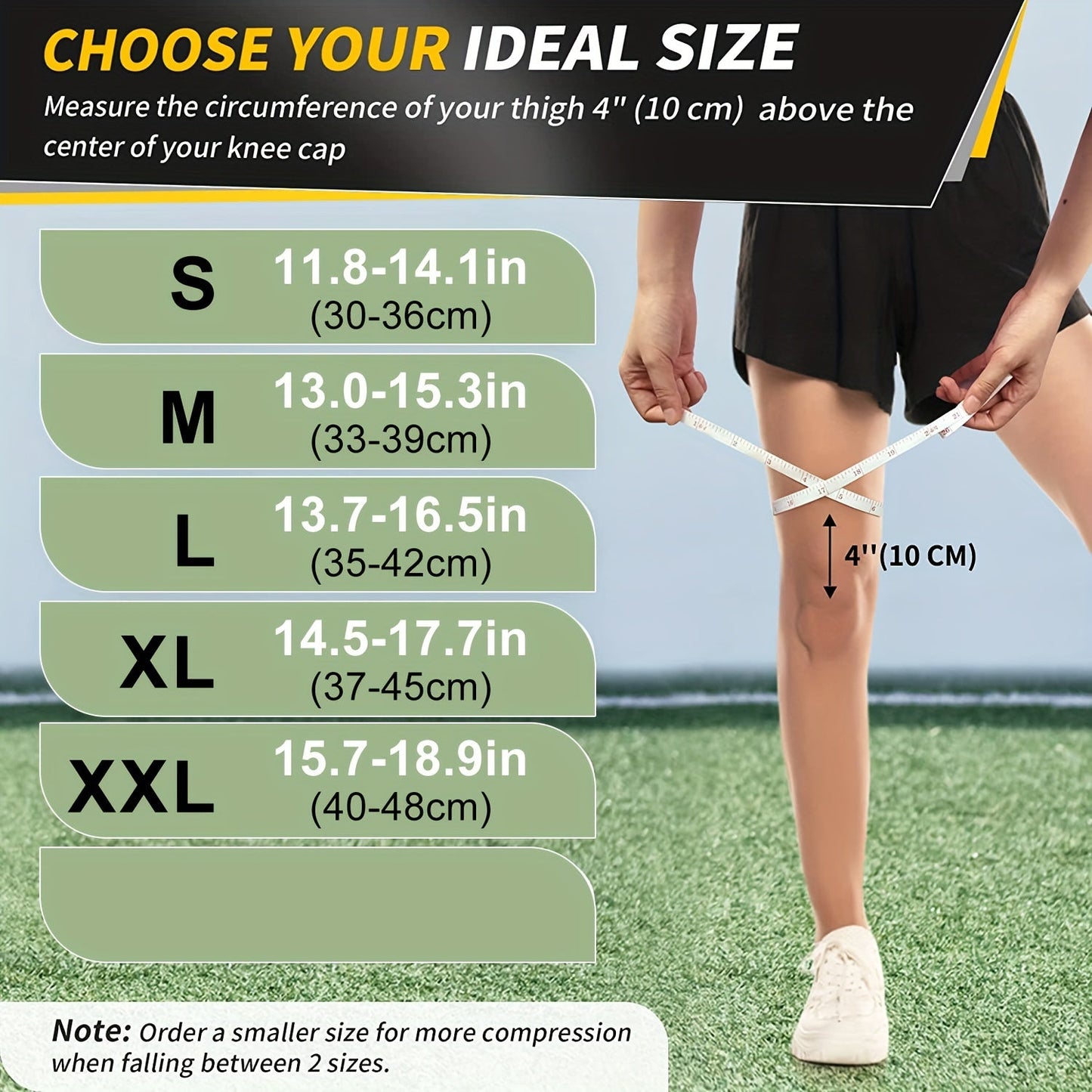 OrthoShield™ knee support - compression support with patella stabiliser