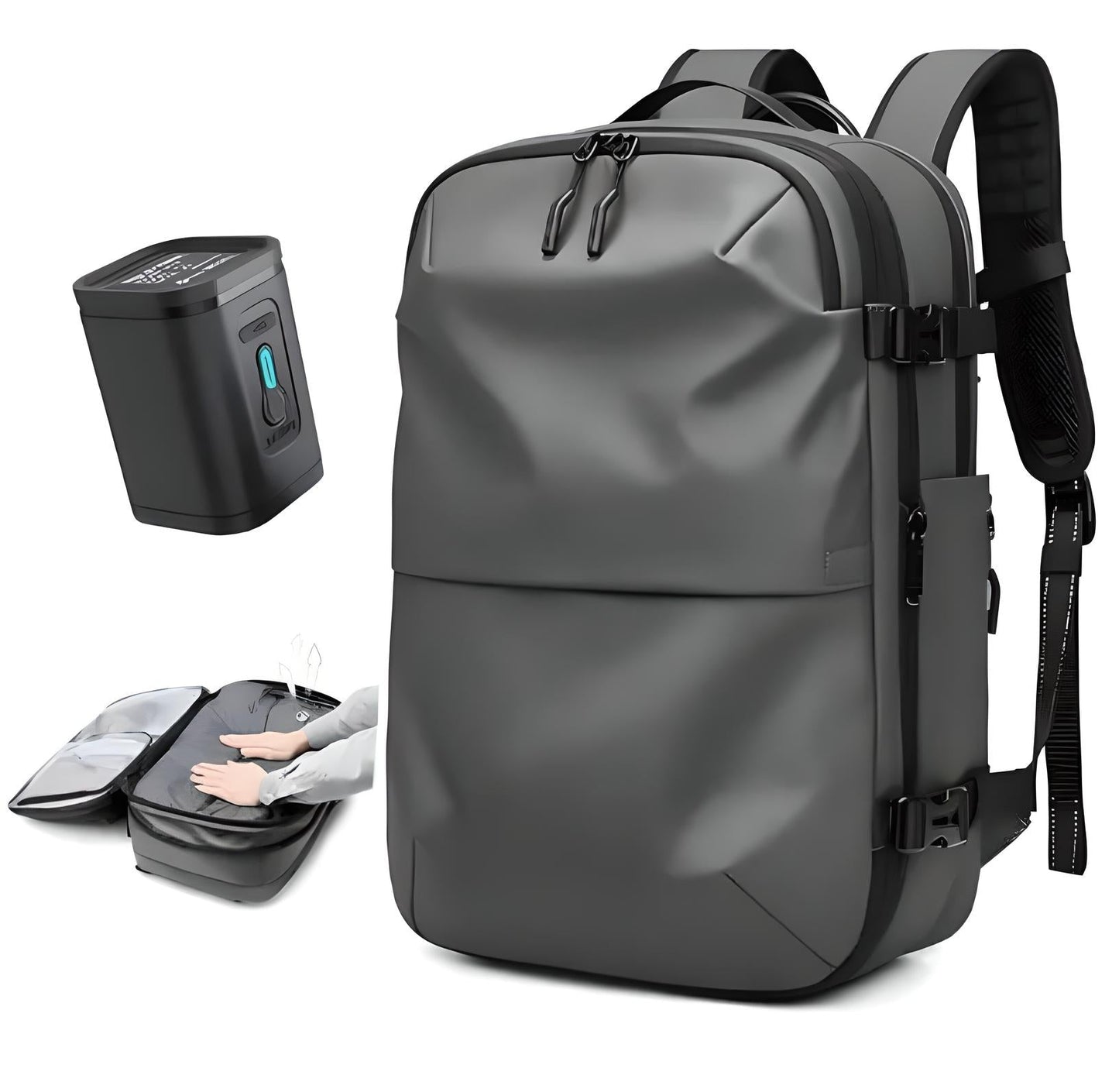 Airbag™ Vacuum Compression Backpack – Pack 70% More