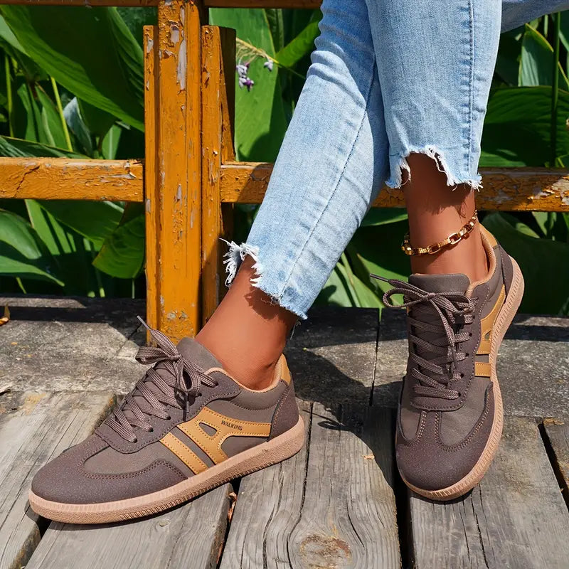 Megan - Women's Casual Lace-Up Sneakers