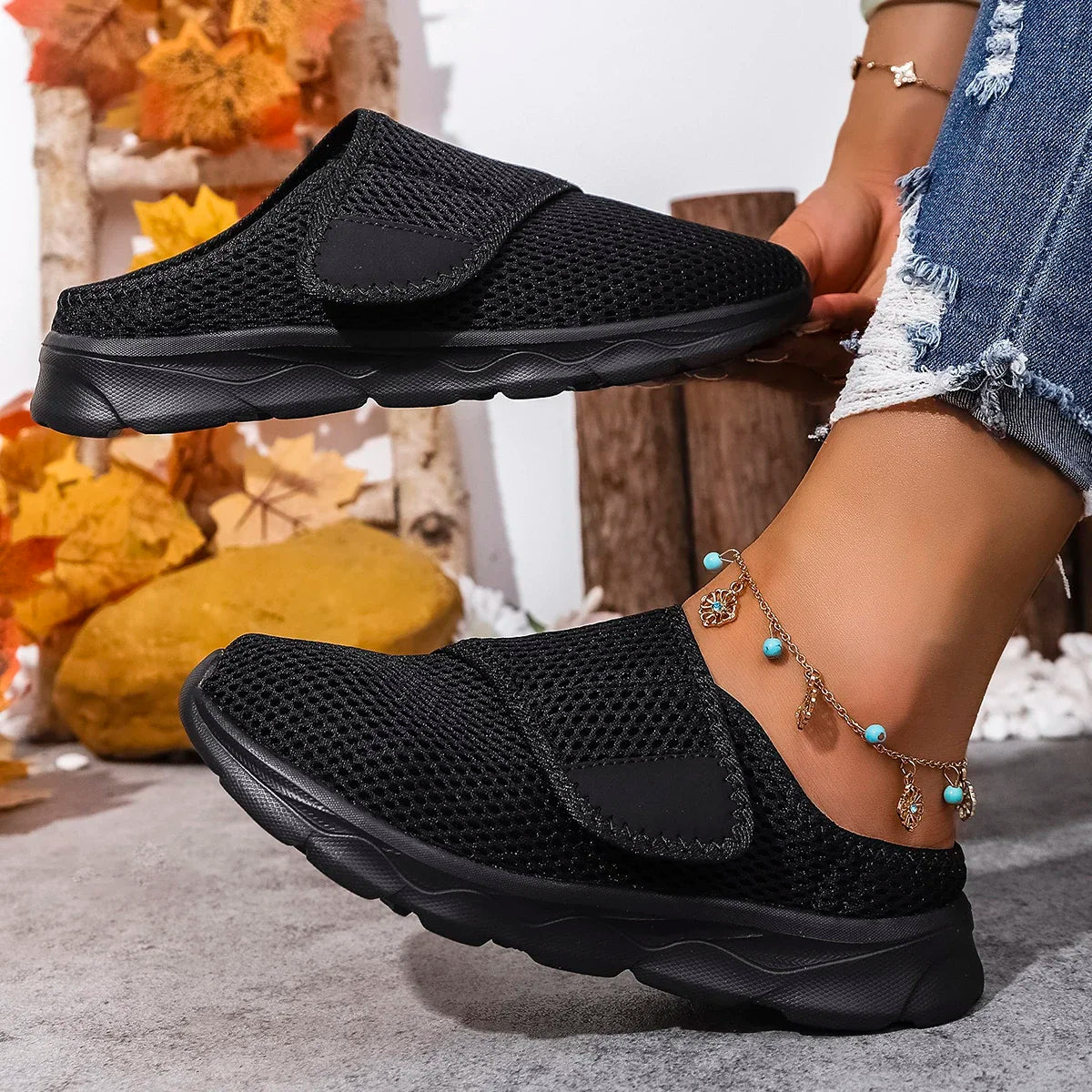 ComfoStep™ Wide Fit Half-Slippers for Swollen & Diabetic Feet