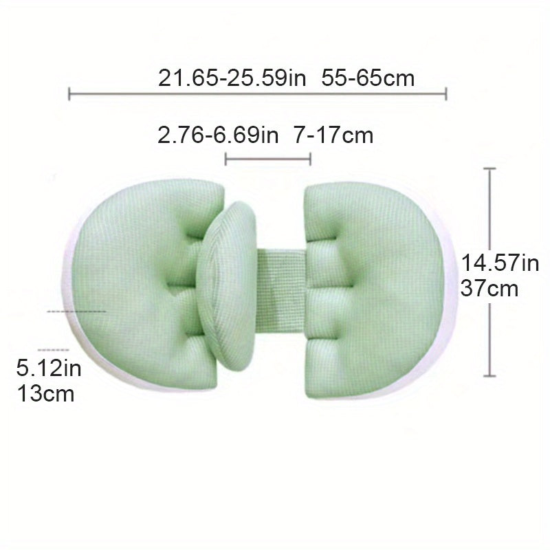 BellyNest™ – Ergonomic 2-in-1 Pregnancy Pillow for Side-Sleeping Comfort & Support