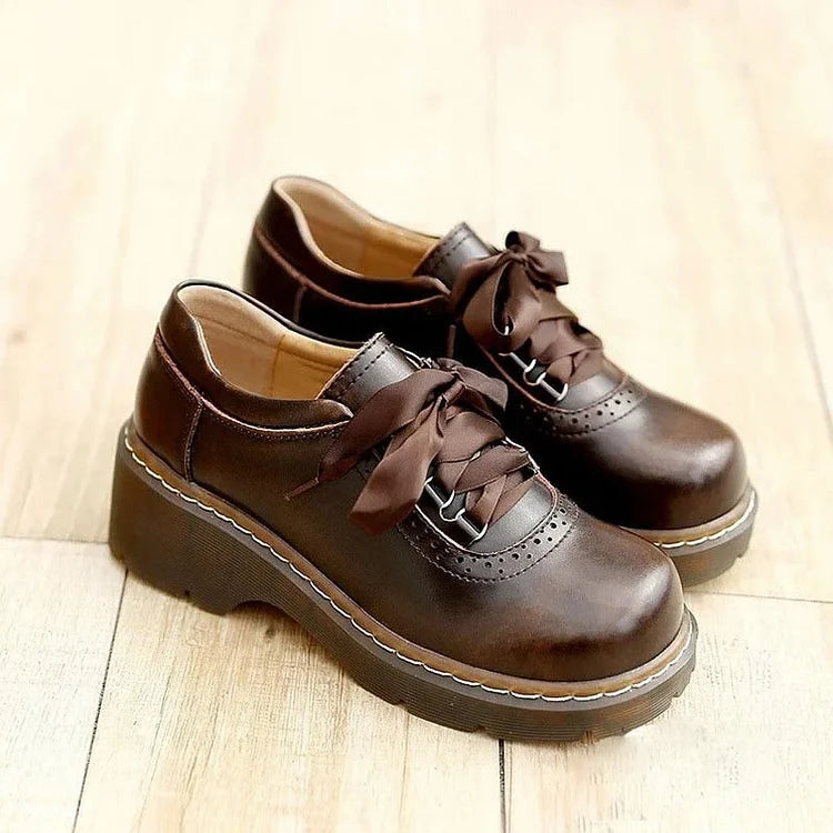 Comemore™ | Women’s Retro Lace-Up Oxfords
