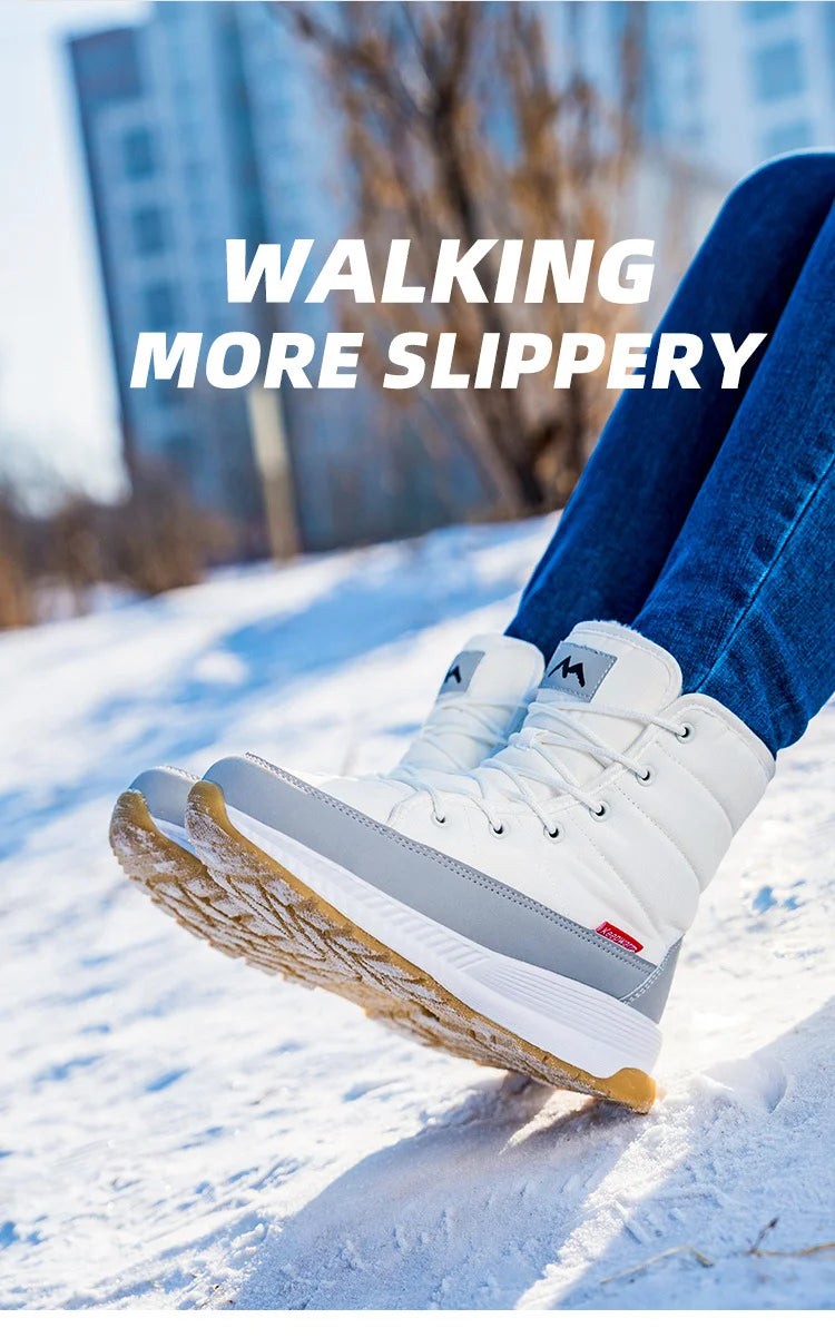 Velmora | Waterproof Lace-Up Winter Boots