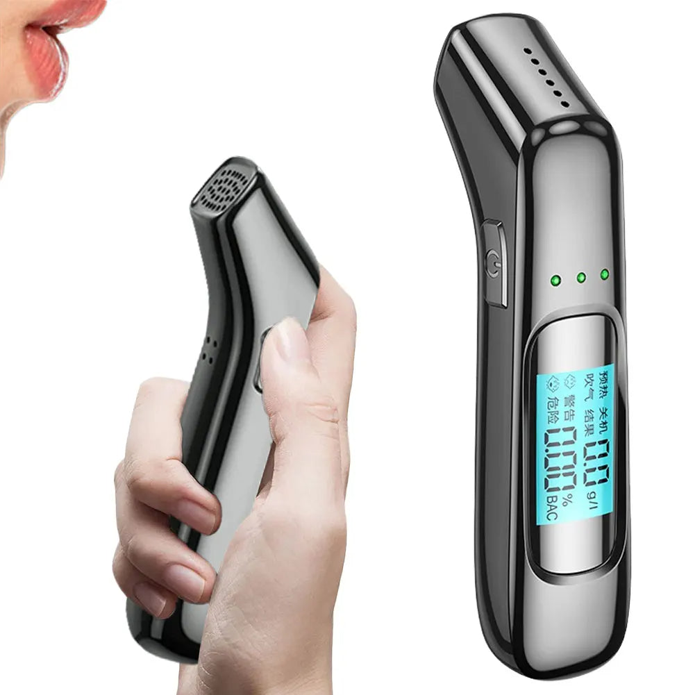 BreatheSafe | USB Rechargeable Alcohol Tester with Digital Display