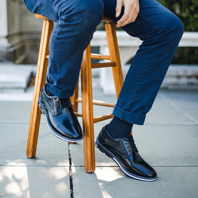LisseForm™ Oxford Lisse Orthopedic Dress Shoes - Breathable Upper & Cushioned Support