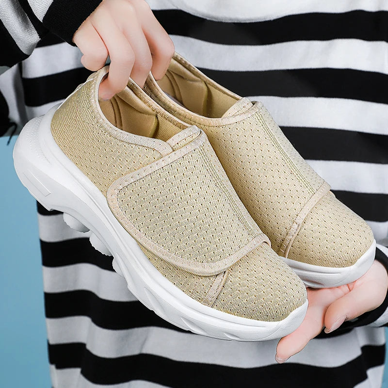Baxinier™ Soft Orthopedic, Wide Fit Diabetic Sneakers for Women