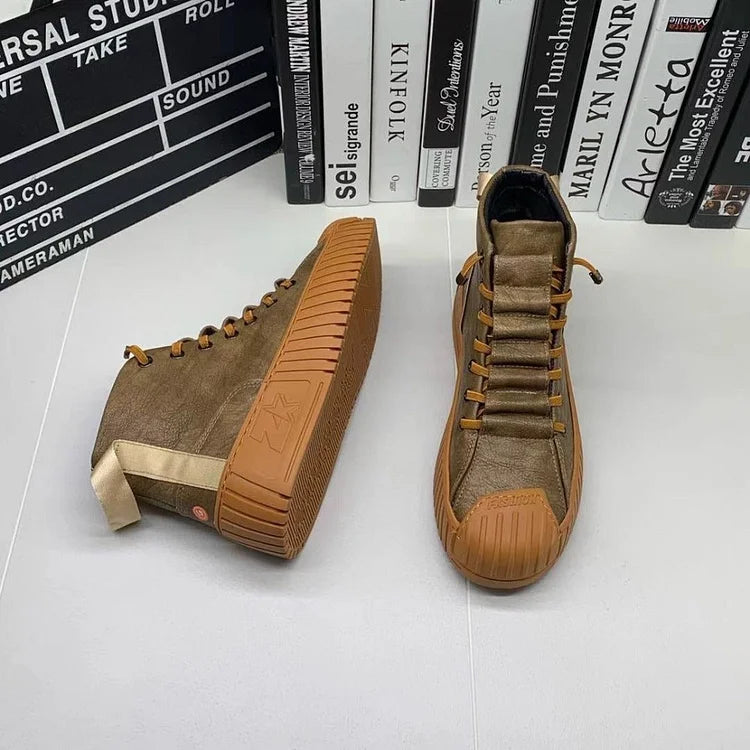 RayZing | Men’s Winter Boots – Casual Ankle Lace-Up Shoes