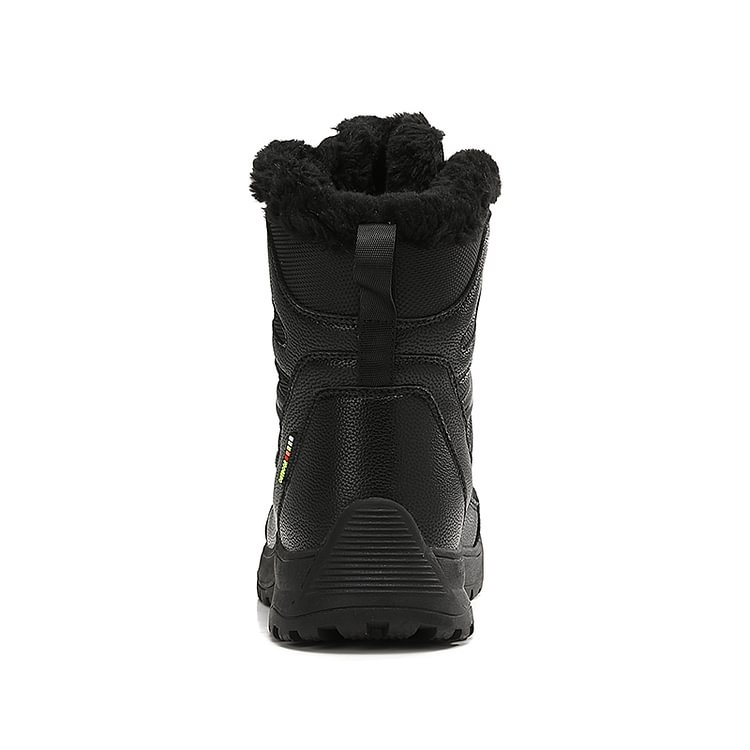 SnowEase | Women’s Winter Lace-Up Plush Ankle Boots