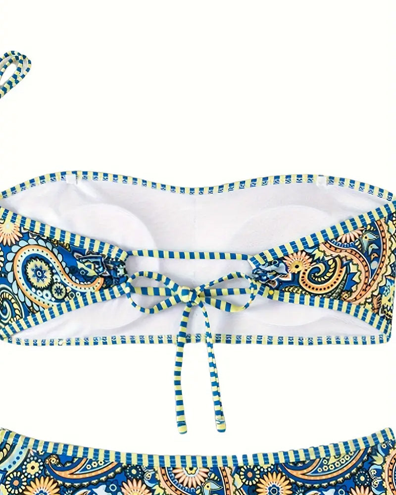 Soleya™ - Two-Piece Swimsuit – Ethnic Style Printed