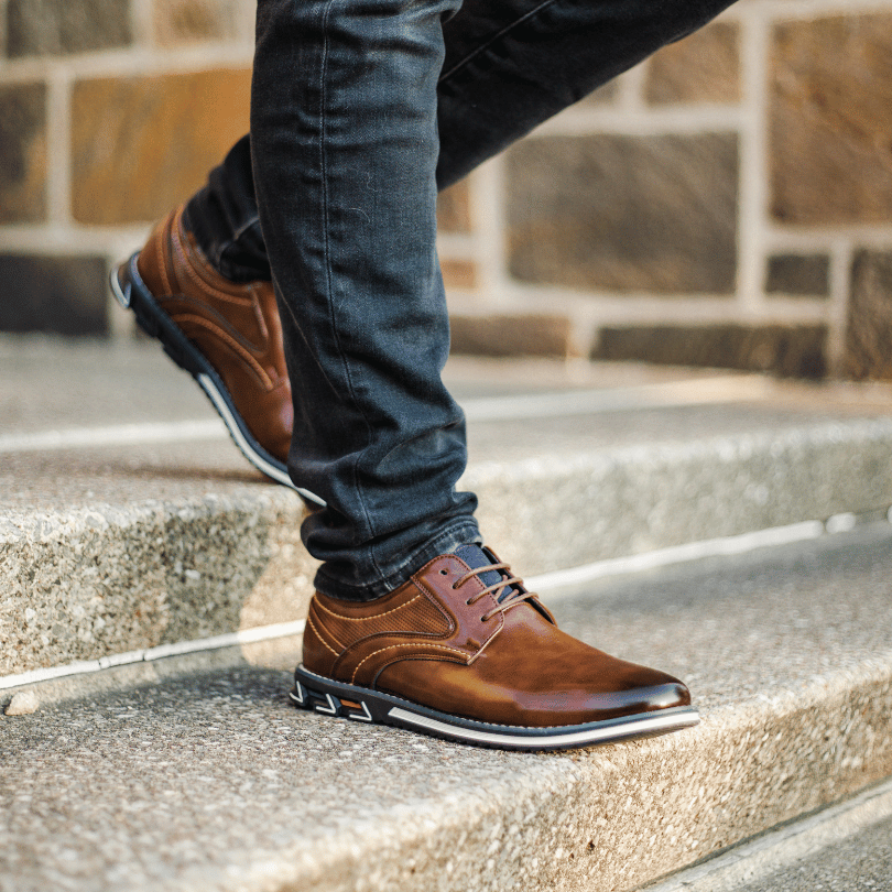 LisseForm™ Oxford Lisse Orthopedic Dress Shoes - Breathable Upper & Cushioned Support