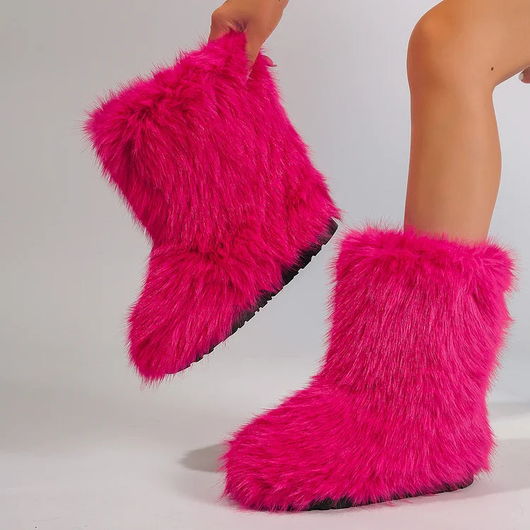 Velmora | Women’s Warm Ankle Slip-On Boots