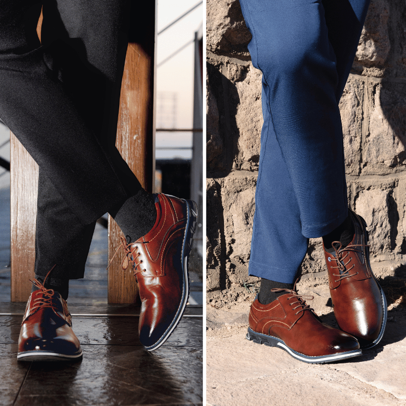LisseForm™ Oxford Lisse Orthopedic Dress Shoes - Breathable Upper & Cushioned Support