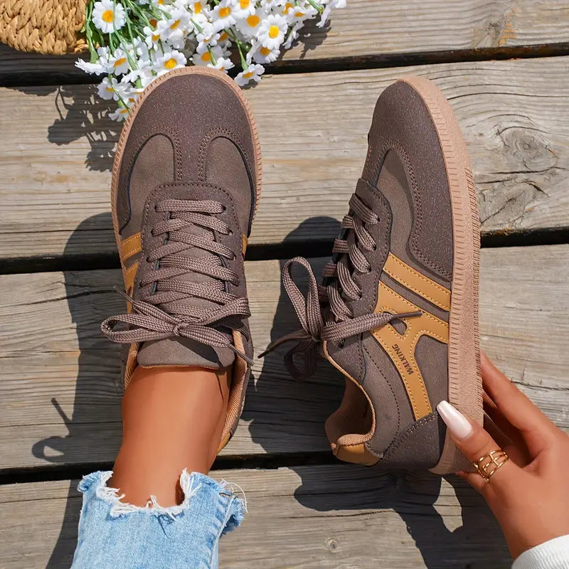Megan - Women's Casual Lace-Up Sneakers