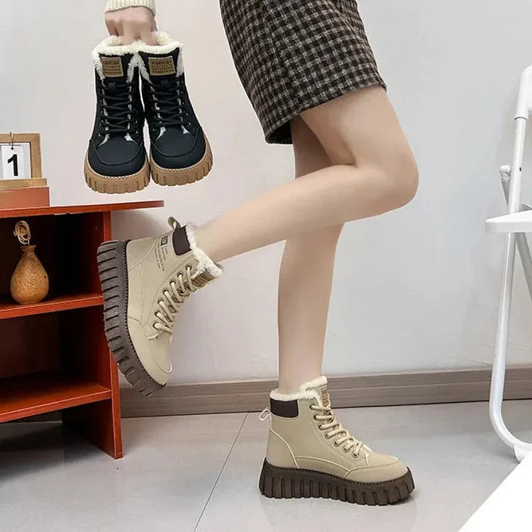 FrostEdge | Women’s Warm Plush Snow Boots