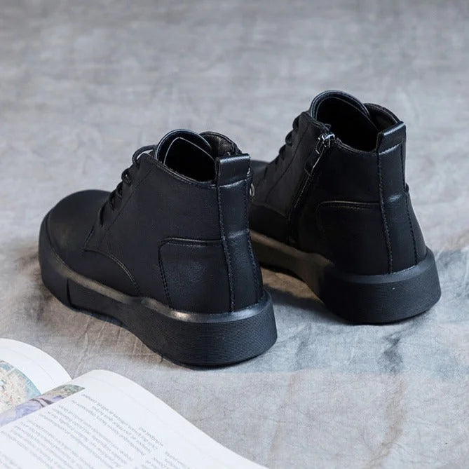 Velviro | Retro Warm Winter Ankle Boots for Women
