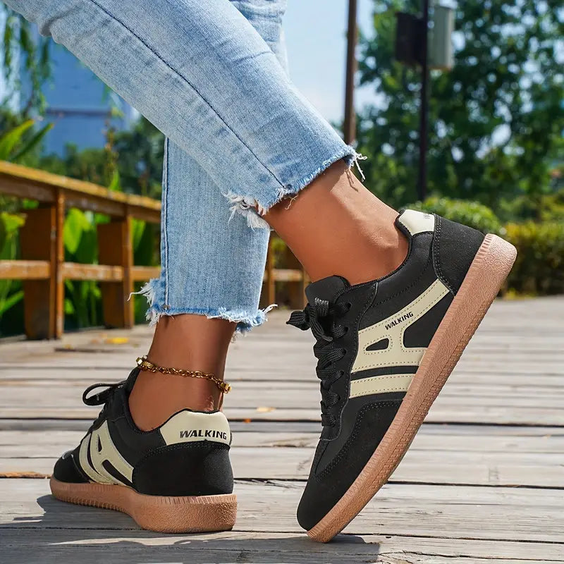 Megan - Women's Casual Lace-Up Sneakers