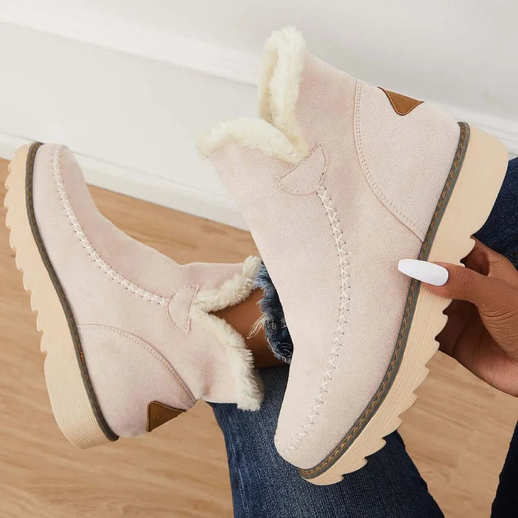 Frostelle™ | Winter Ankle Snow Boots – Non-Slip & Slip-On