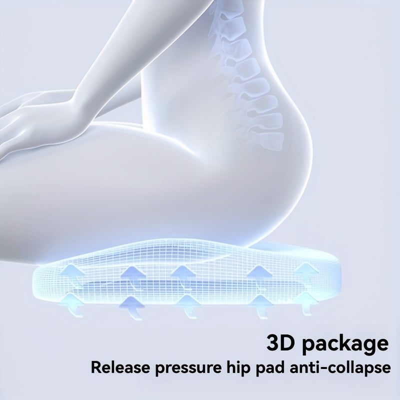 PosturaEase™ – Ergonomic Hip & Waist Support Cushion for Long Sitting Hours