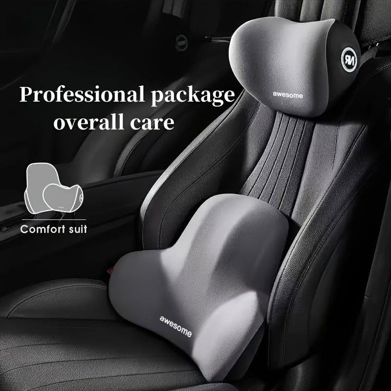 SpineEase™ – Ergonomic Lumbar Support Cushion for Office, Car & Travel