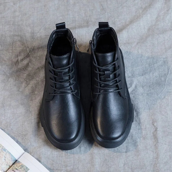 Velviro | Retro Warm Winter Ankle Boots for Women