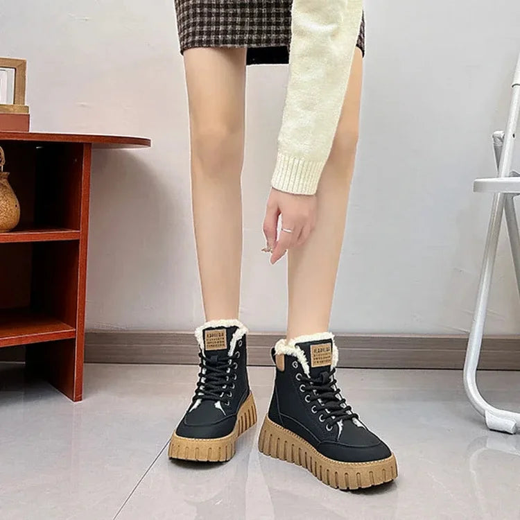 FrostEdge | Women’s Warm Plush Snow Boots