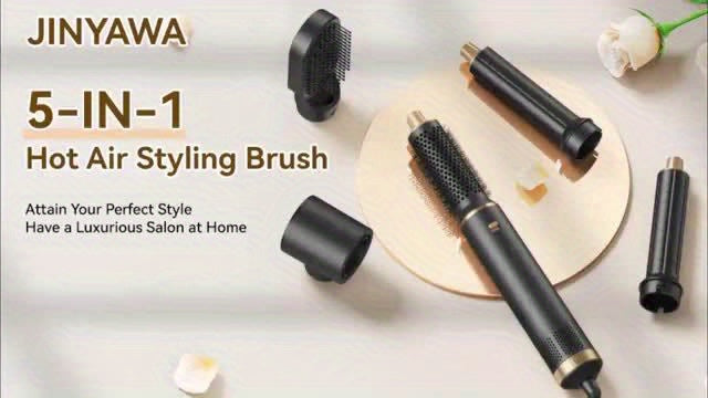 OKWRAP GlamWrap™ 5-in-1 Hair Styler – Drying, Curling & Straightening Tool