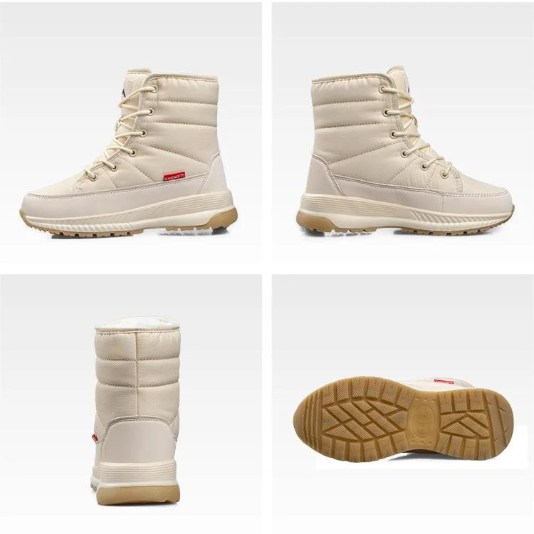 Velmora | Waterproof Lace-Up Winter Boots
