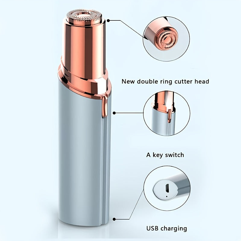 BareBloom | Women's Facial Hair Remover - Painless & USB Rechargeable