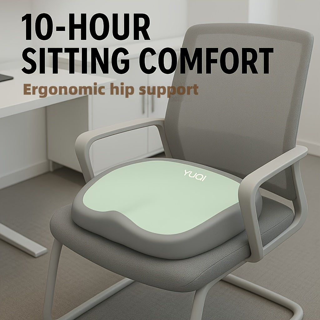 PosturaEase™ – Ergonomic Hip & Waist Support Cushion for Long Sitting Hours