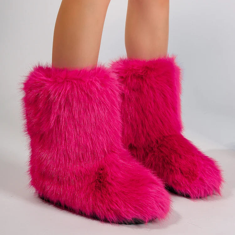 Velmora | Women’s Warm Ankle Slip-On Boots