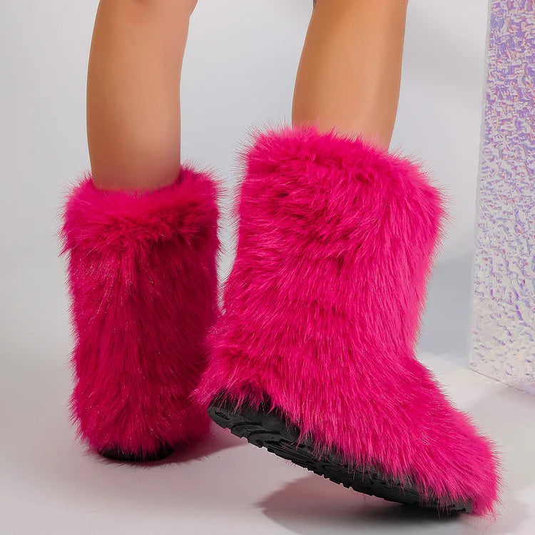 Velmora | Women’s Warm Ankle Slip-On Boots