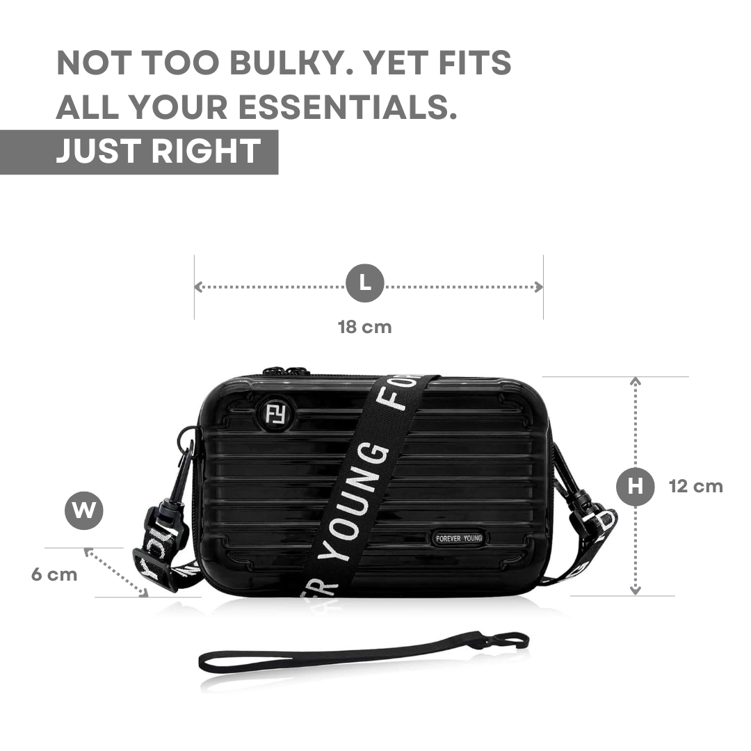 VaultShell™ Anti-Theft Hardshell Crossbody Bag