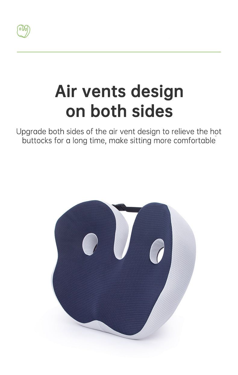 ComfortFlex™ – Adjustable Ergonomic Seat Cushion for Coccyx, Sciatica & Pelvic Pain Relief