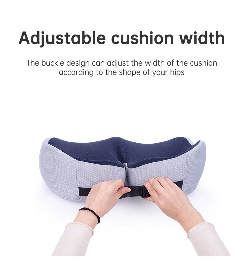 ComfortFlex™ – Adjustable Ergonomic Seat Cushion for Coccyx, Sciatica & Pelvic Pain Relief