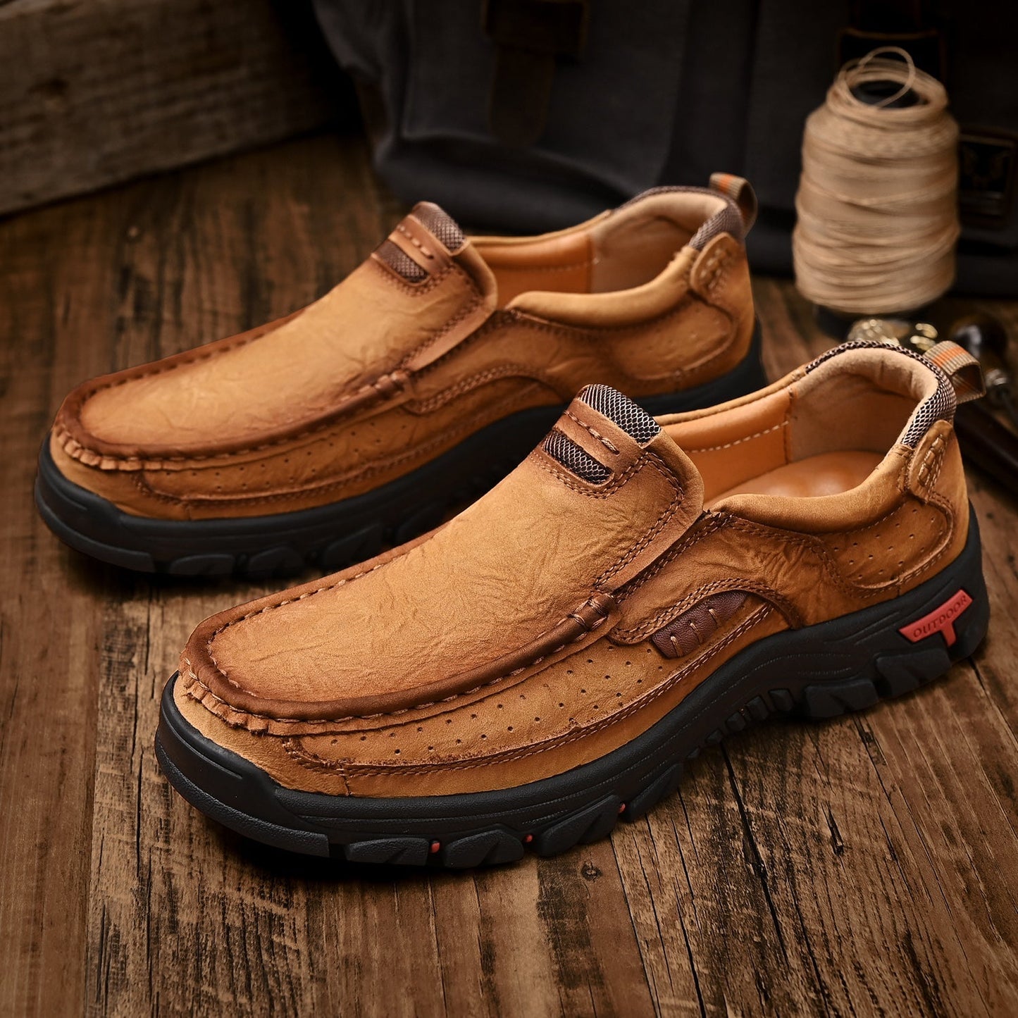 Gravix® - Genuine Leather Shoes with Orthopedic Support & Ultra-Comfort Sole