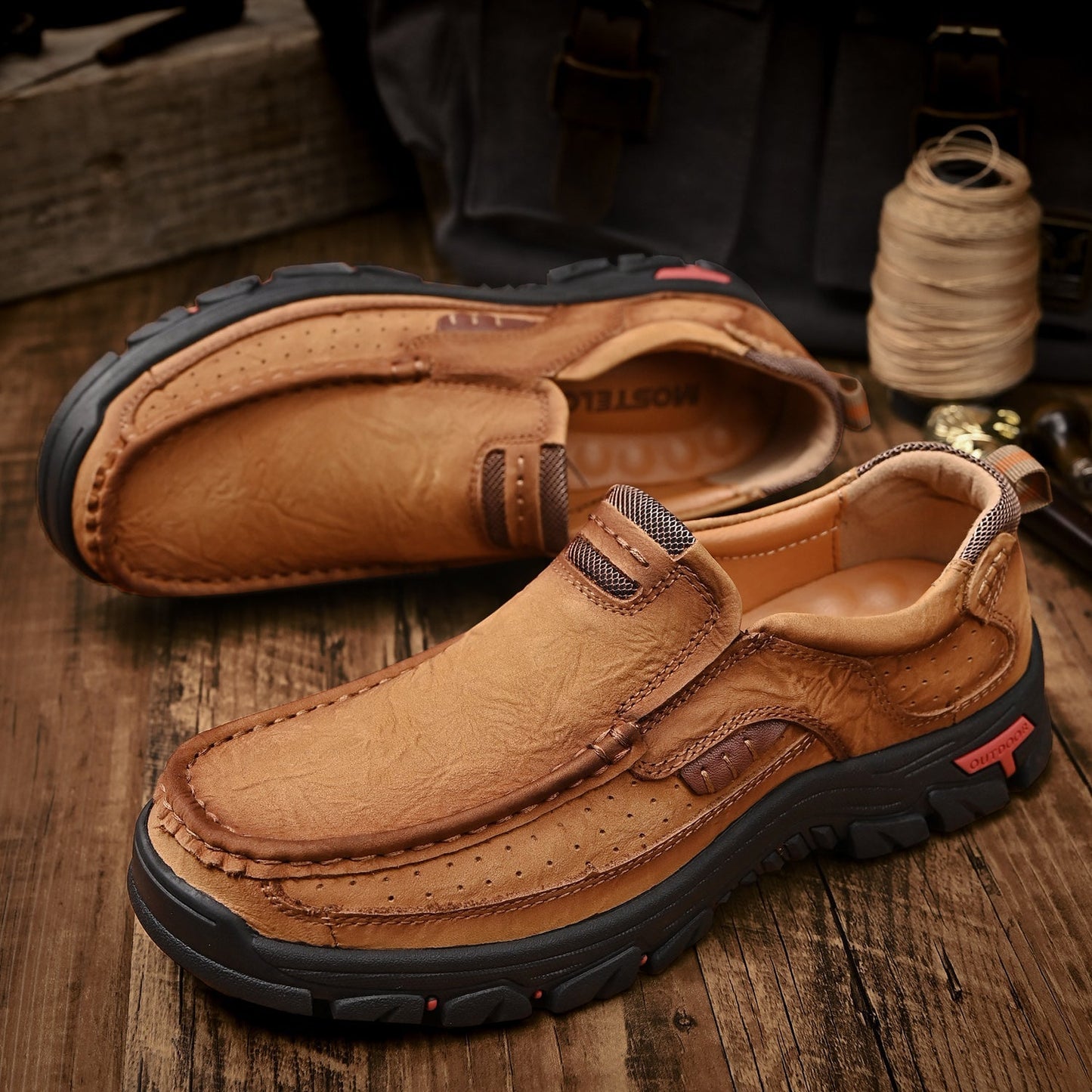 Gravix® - Genuine Leather Shoes with Orthopedic Support & Ultra-Comfort Sole