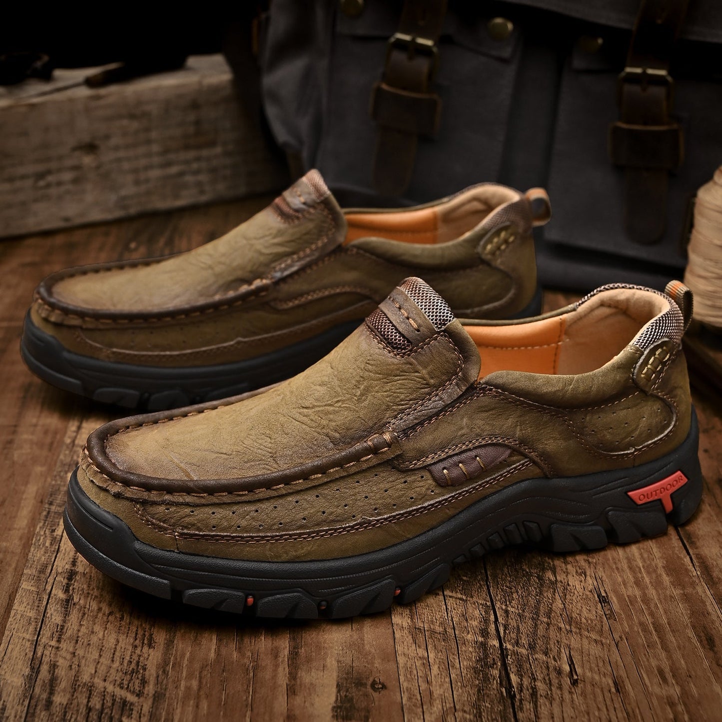 Gravix® - Genuine Leather Shoes with Orthopedic Support & Ultra-Comfort Sole