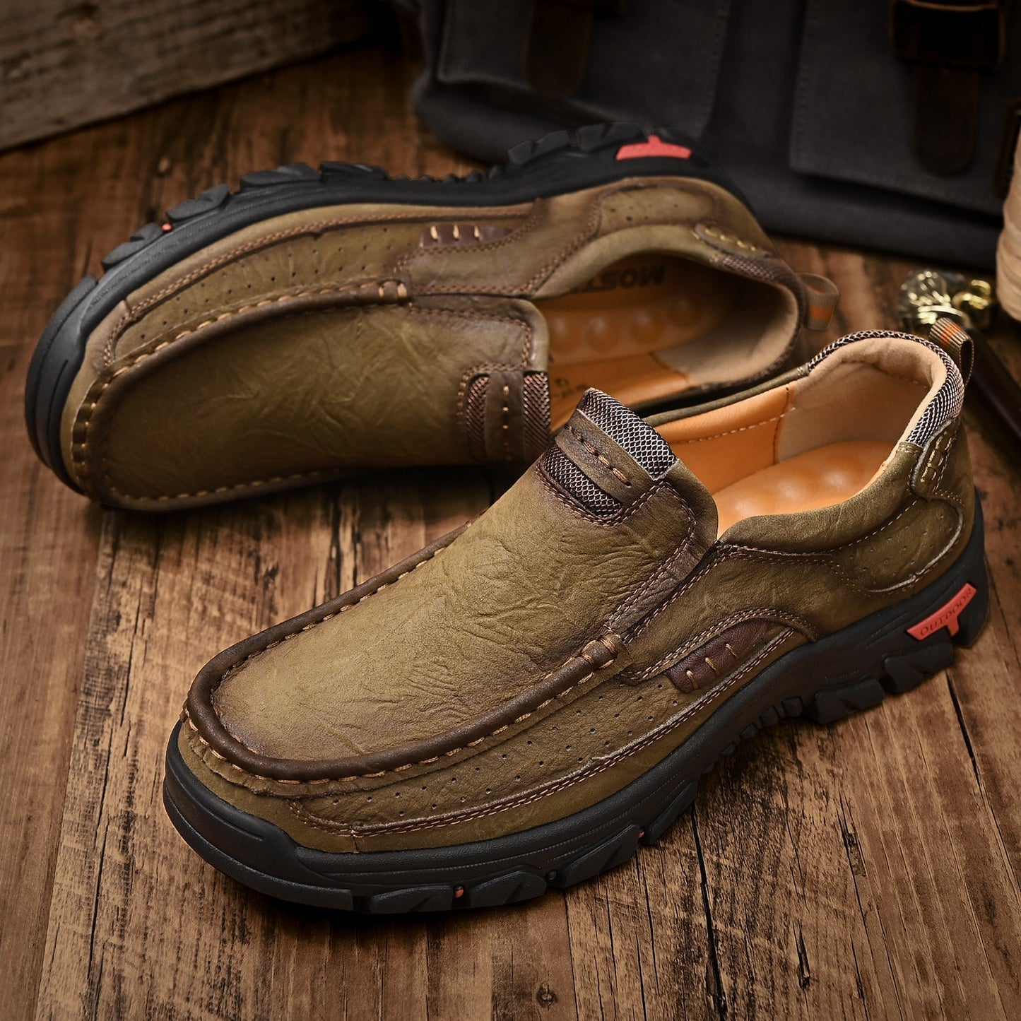 Gravix® - Genuine Leather Shoes with Orthopedic Support & Ultra-Comfort Sole
