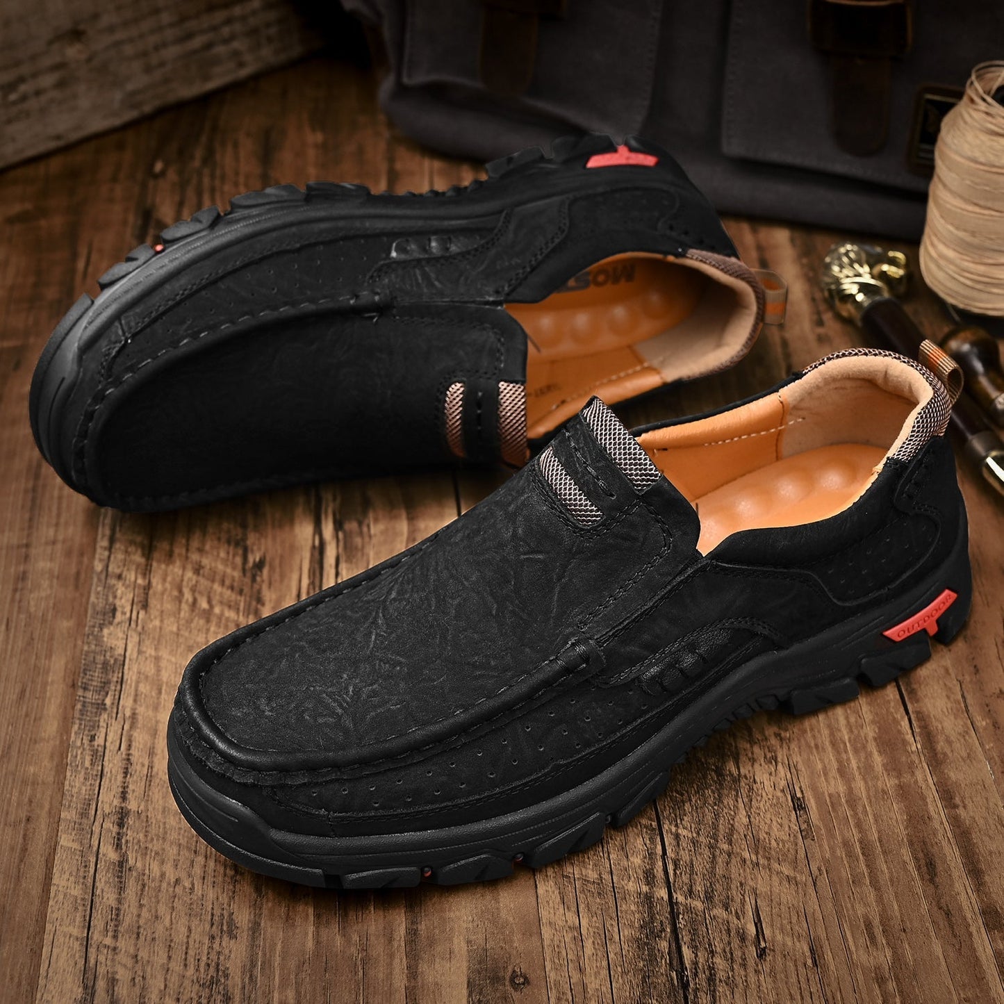 Gravix® - Genuine Leather Shoes with Orthopedic Support & Ultra-Comfort Sole