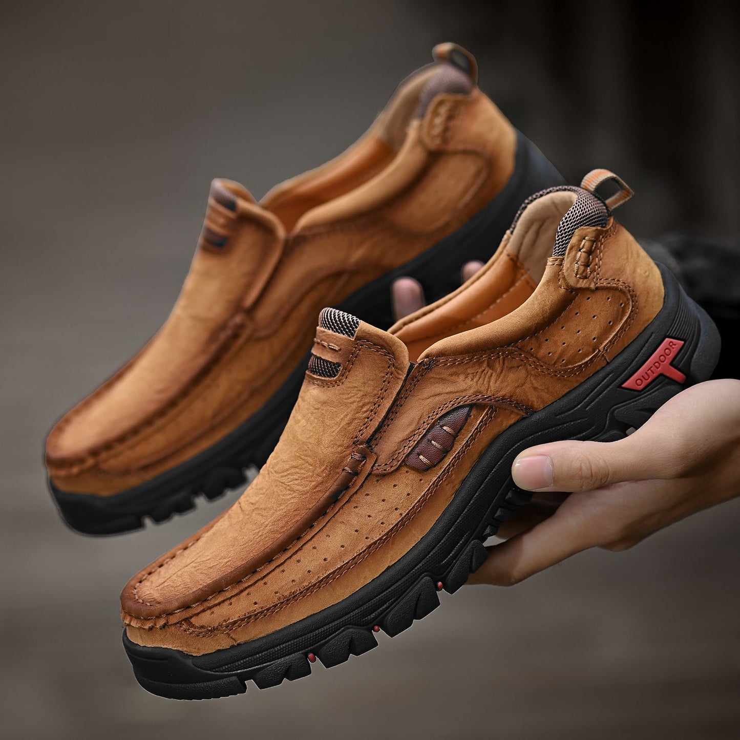 Gravix® - Genuine Leather Shoes with Orthopedic Support & Ultra-Comfort Sole
