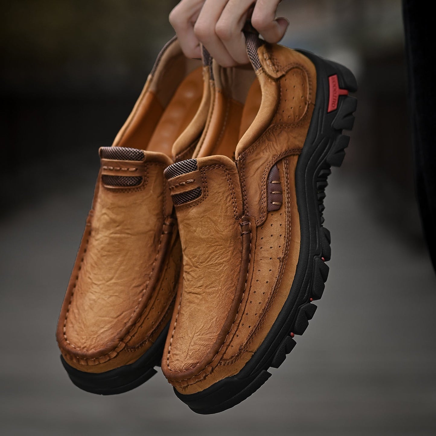 Gravix® - Genuine Leather Shoes with Orthopedic Support & Ultra-Comfort Sole