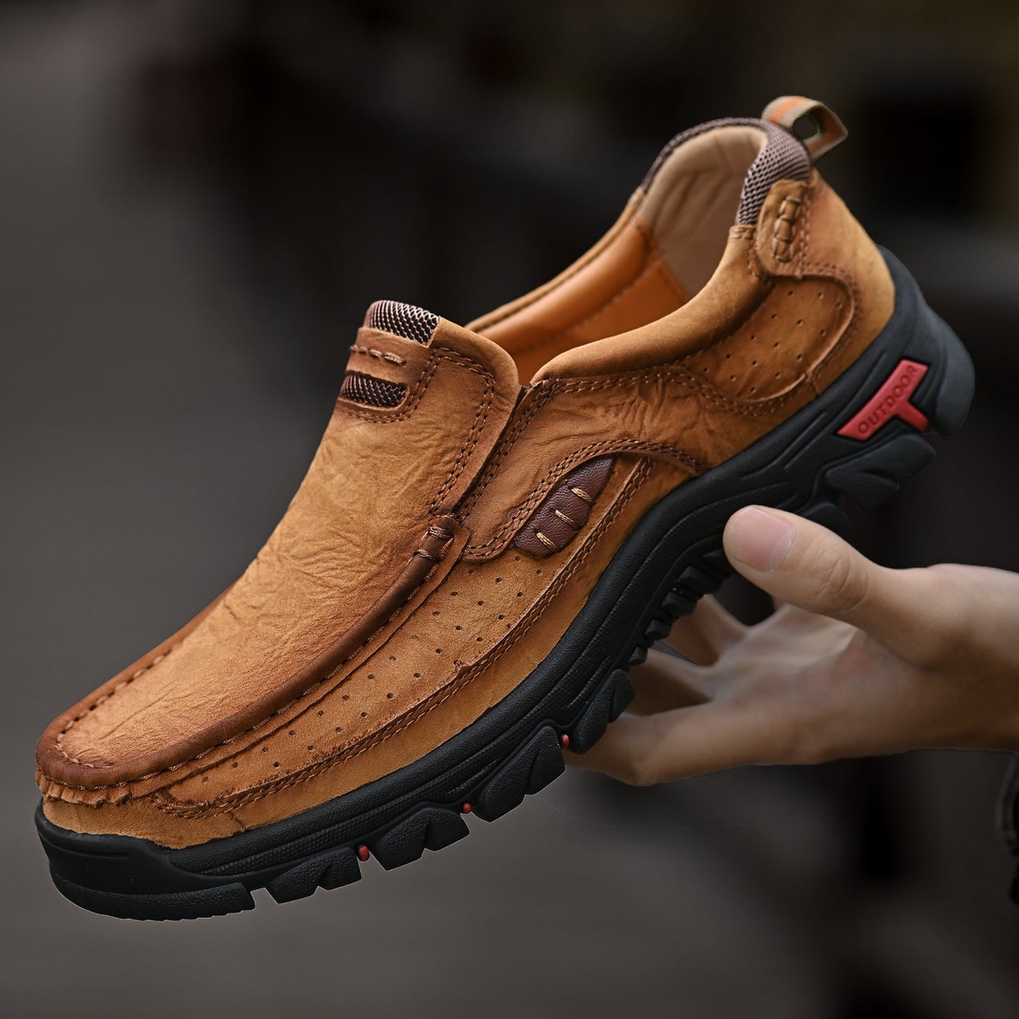 Gravix® - Genuine Leather Shoes with Orthopedic Support & Ultra-Comfort Sole
